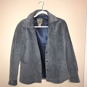 A.M.I. 100% Leather suede jacket